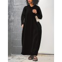 Elegant Plus Size Hooded Long Dress with Rhinestone Wing Detail, Polyester Knit Fabric Tunic with Side Slit and Pockets, Regular Long Sleeve Animal Pattern Maxi Dress for Spring/Fall - Medium Stretch