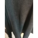 Elegant Black Tassel Hooded Shawl - One Size Fits All, Polyester, V-Neck, Sleeveless, Perfect for Fall/Winter